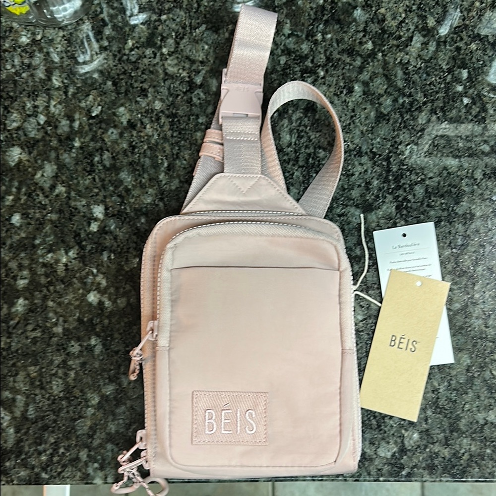 BEIS Pink Crossbody Bag new with tags removed